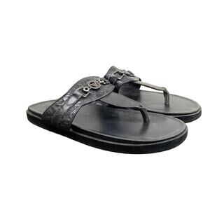 Rare Emporio Armani Leather Thong Sandals Men's 45 US 12